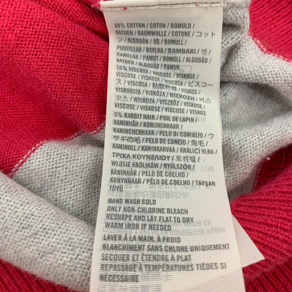 Hollister pink grey v neck lightweight sweater - Picture 7 of 7
